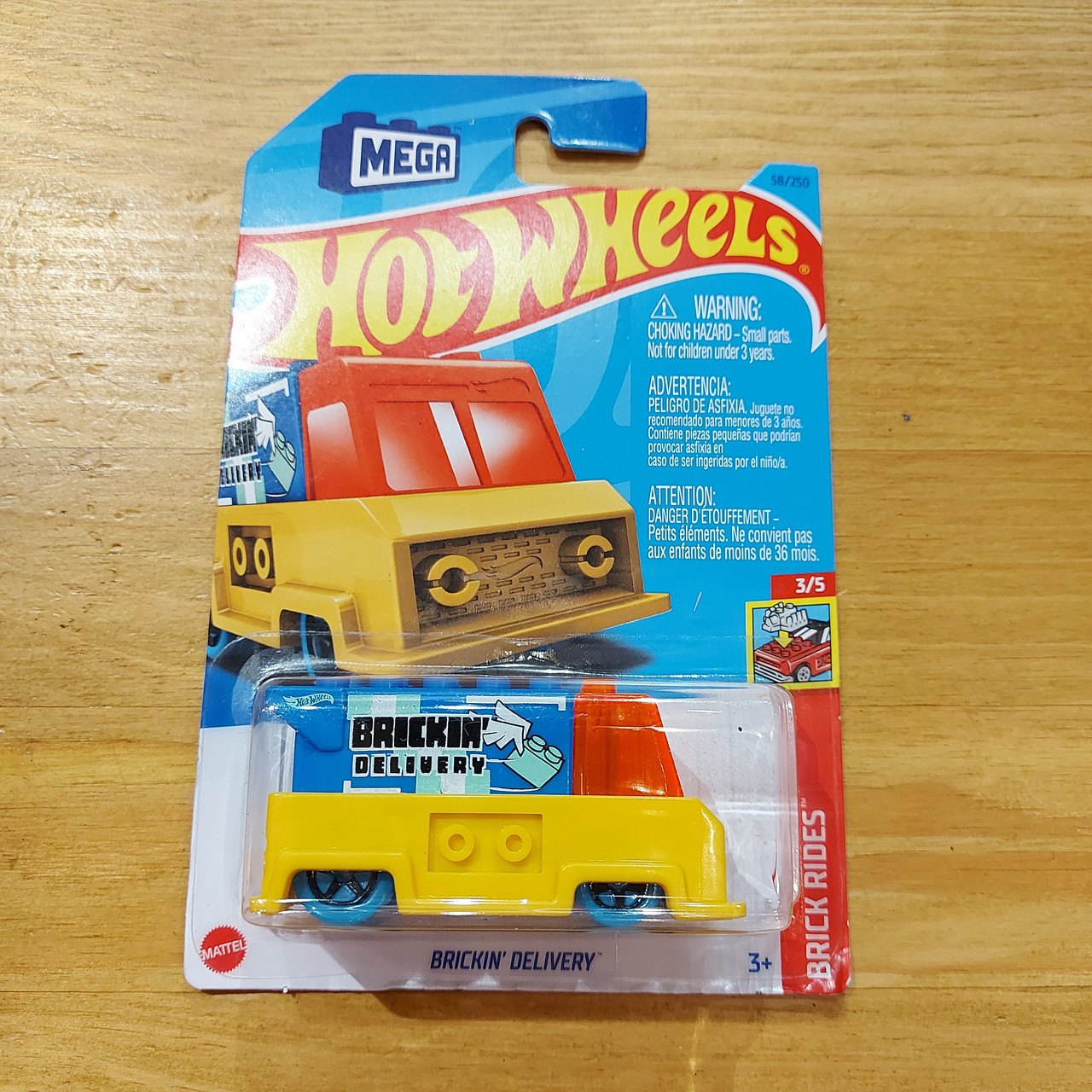 Оригинальная Машинка "Hot wheels" Brickin' Delivery. Mattel. Хотвилс. Машинки. Подарок. - фото 1 - id-p113734576