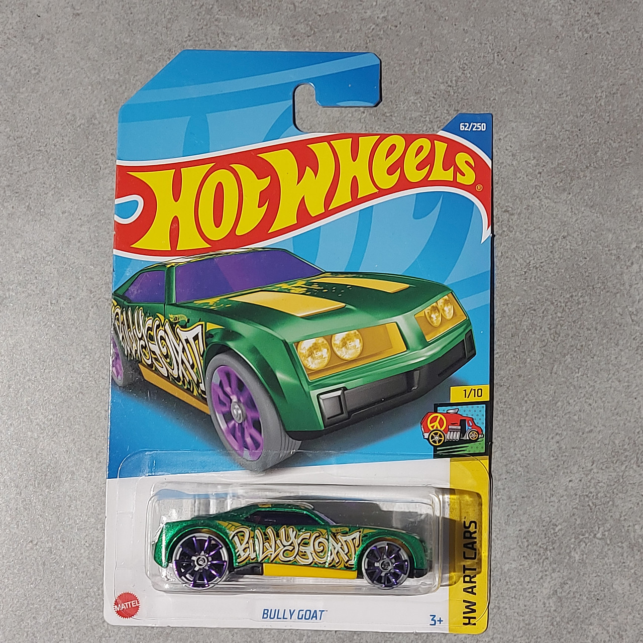 Оригинальная Машинка "Hot wheels" BULLY GOAT. HW Art Cars. Mattel. 62/250. Хотвилс. Машинки. Подарок.