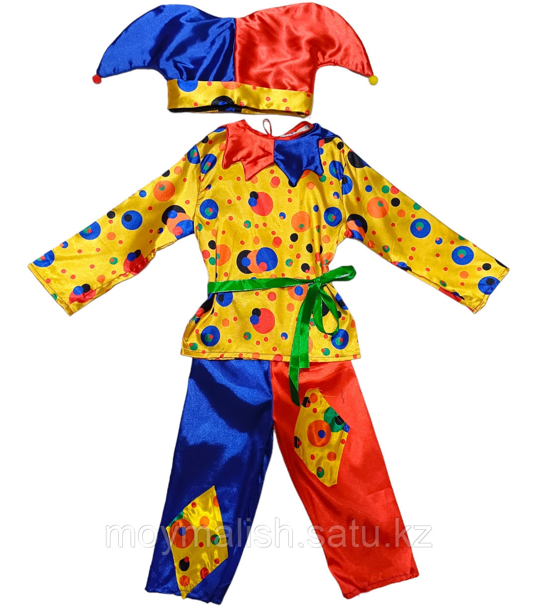 Карнавальный костюм Клоуна / Петрушки / Шута от 3 до 5 л - фото 1 - id-p113734774