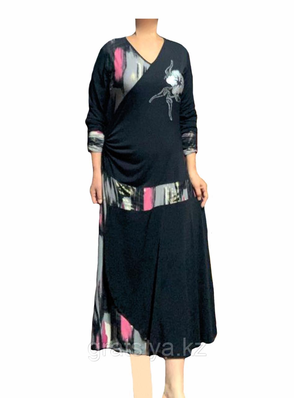 Женское Нарядное Длинное Платье с Заниженной Талией - фото 3 - id-p97819516