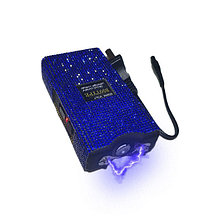 Фонарик-электрошокер шокер для защиты и самообороны ОСА Туре-800 со стразами