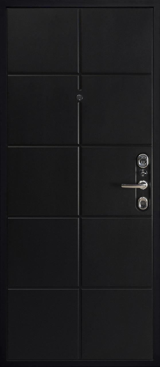 Входная дверь STR-18 2050x860 мм кварц черный, сталь, левая - фото 3 - id-p113737136