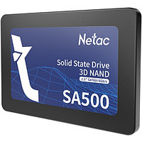 480Gb SSD диск Netac SA500 (NT01SA500-480G-S3X) черный