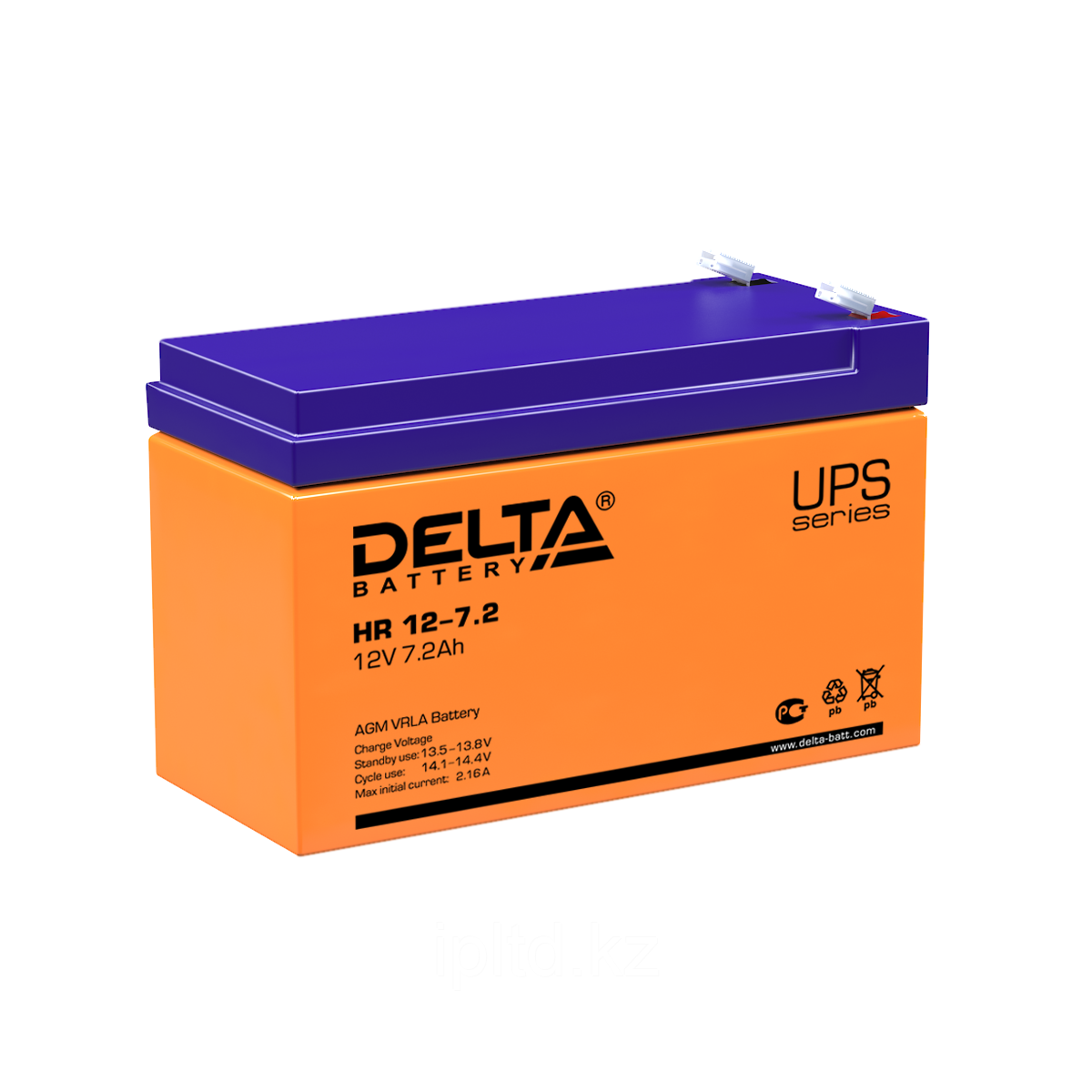 Delta аккумуляторная батарея HR12-7.2 (8 лет)