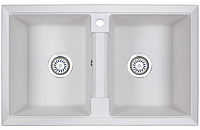 Кухонная мойка Granula 8101 арктик (белый)