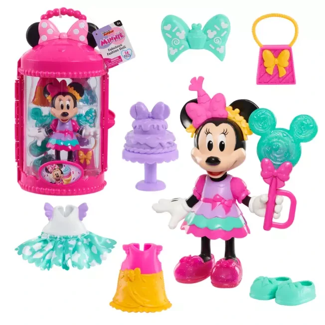 Сказочная модная кукла Disney Just Play Minnie Mouse -Набор сказочных модных кукол Disney Junior Minnie Mouse