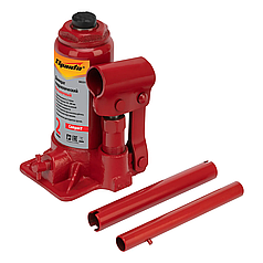 Домкрат гидравлический бутылочный, 2 т, h подъема 150–280 мм// SPARTA Compact