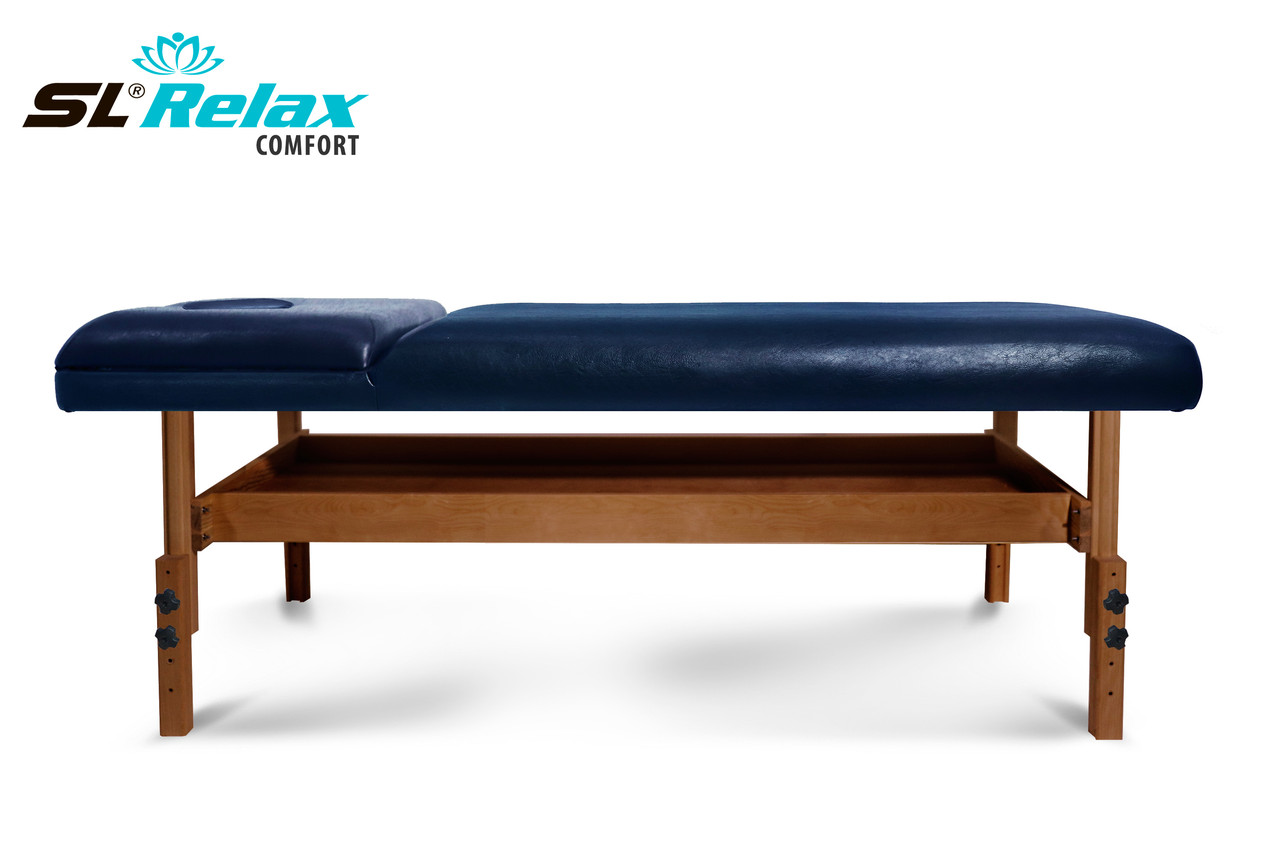 Массажный стол Relax Comfort синяя кожа (№4 ) - фото 3 - id-p108191957