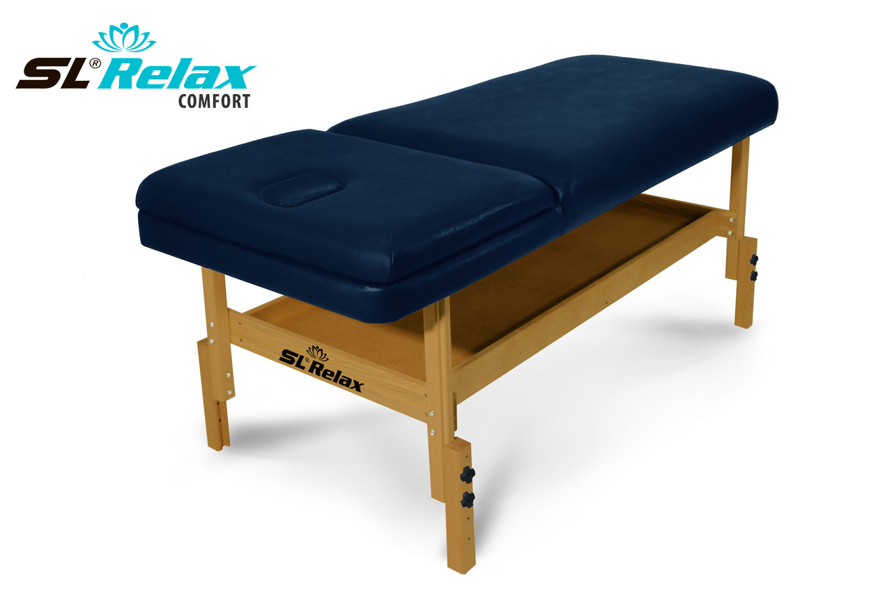Массажный стол Relax Comfort синяя кожа (№4 ) - фото 4 - id-p108191957