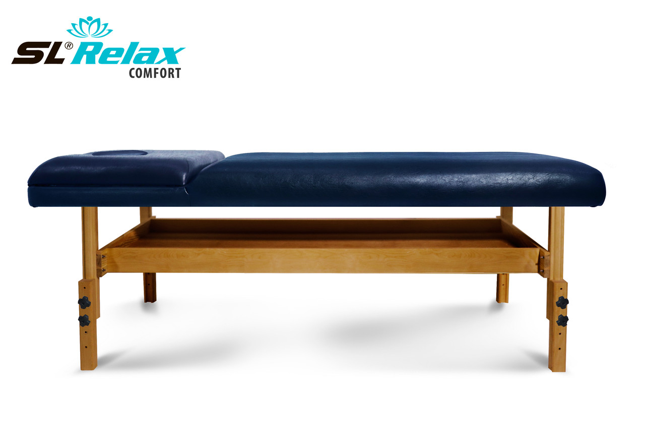 Массажный стол Relax Comfort синяя кожа (№4 ) - фото 5 - id-p108191957