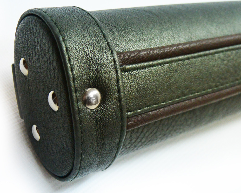 Тубус на 1 кий Меркури CLUB (1 карман) (зеленый перламутр/коричневый) - фото 3 - id-p98194336