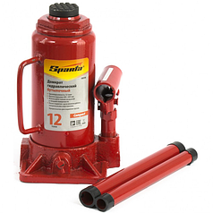 Домкрат гидравлический бутылочный, 12 т, h подъема 205-400 мм// SPARTA Compact