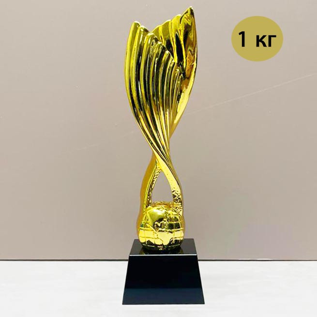 Кубок для награждения 27 см вес 1 кг золотистый - фото 1 - id-p113747627