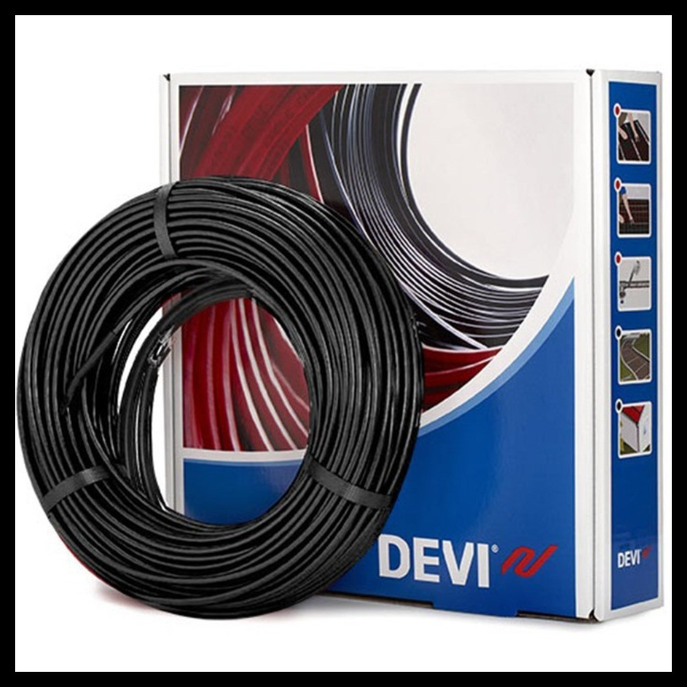 Греющий кабель для теплого электрического пола DEVIsafe 20T (230 В, длина бухты = 118 м, мощность = 2360 Вт)