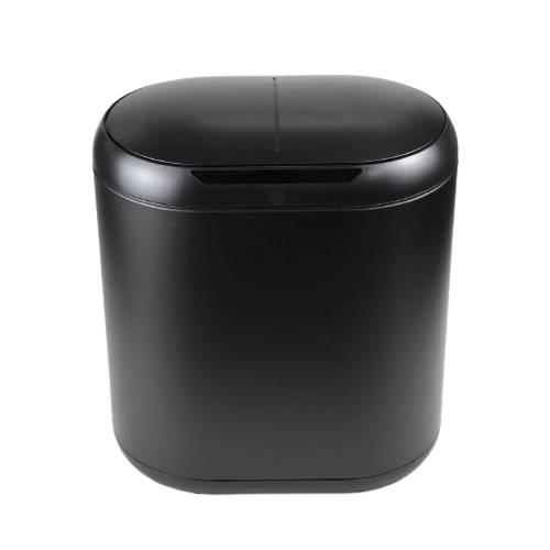 Сенсорная бесконтактная корзина для мусора 9 литров нержавеющая сталь (чёрный) - фото 3 - id-p113748805