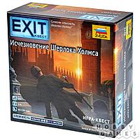 Настольная игра Exit Квест. Исчезновение Шерлока Холмса