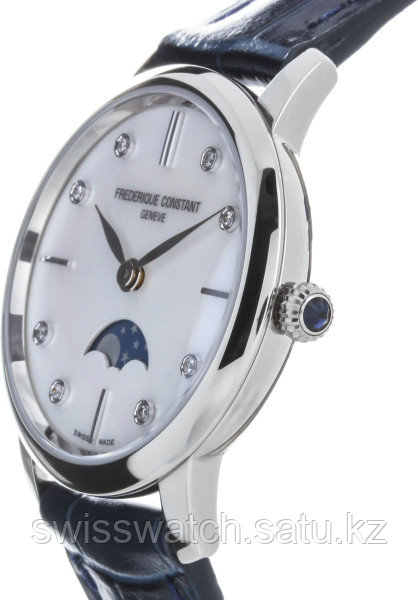 Часы Frederique Constant Slimline Ladies Moonphase FC-206MPWD1S6 - фото 2 - id-p113749348