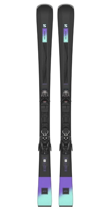 Лыжи горные Salomon E S/Max N°6 XT + M10 GW F80 black mint - фото 1 - id-p113749620