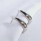 Серьги из серебра с фианитами L446 вставка без вставок, фото 2