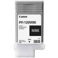 Canon PFI-120MBK (matte black) картриджі, TM-200/205/300/305 үшін 130 мл