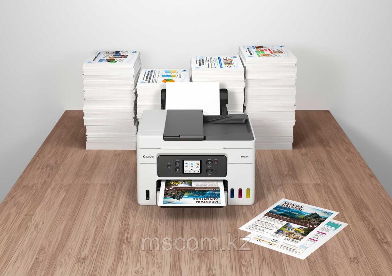 МФУ Canon MAXIFY GX4040 (A4, Printer/Scanner/Copier/FAX, 600x1200 dpi, inkjet, Color, 18 ppm, tray 100+250 - фото 8 - id-p113548031