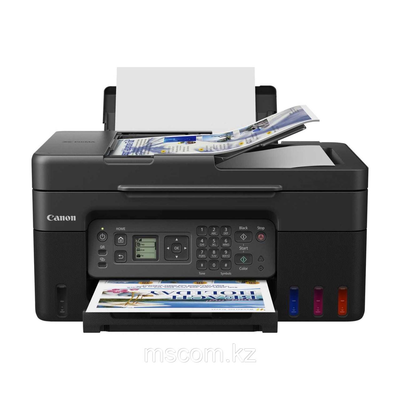 МФУ Canon PIXMA G4470 (A4, Printer/Scanner/Copier/FAX/DADF, 4800x1200 dpi, inkjet, Color, 11 ppm, tray 100 - фото 5 - id-p113642922