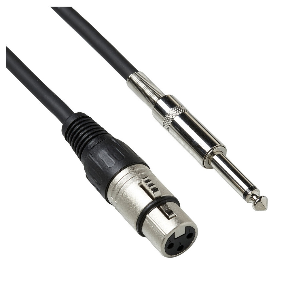 Кабель Jack-XLR(F) 3 M Bespeco Basic BSMA300