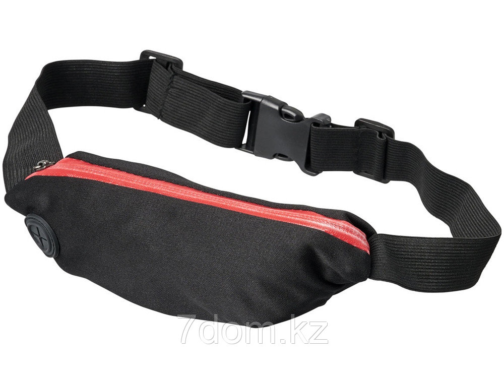 Эластичная спортивная поясная сумка Nicolas, красный, фото 1
