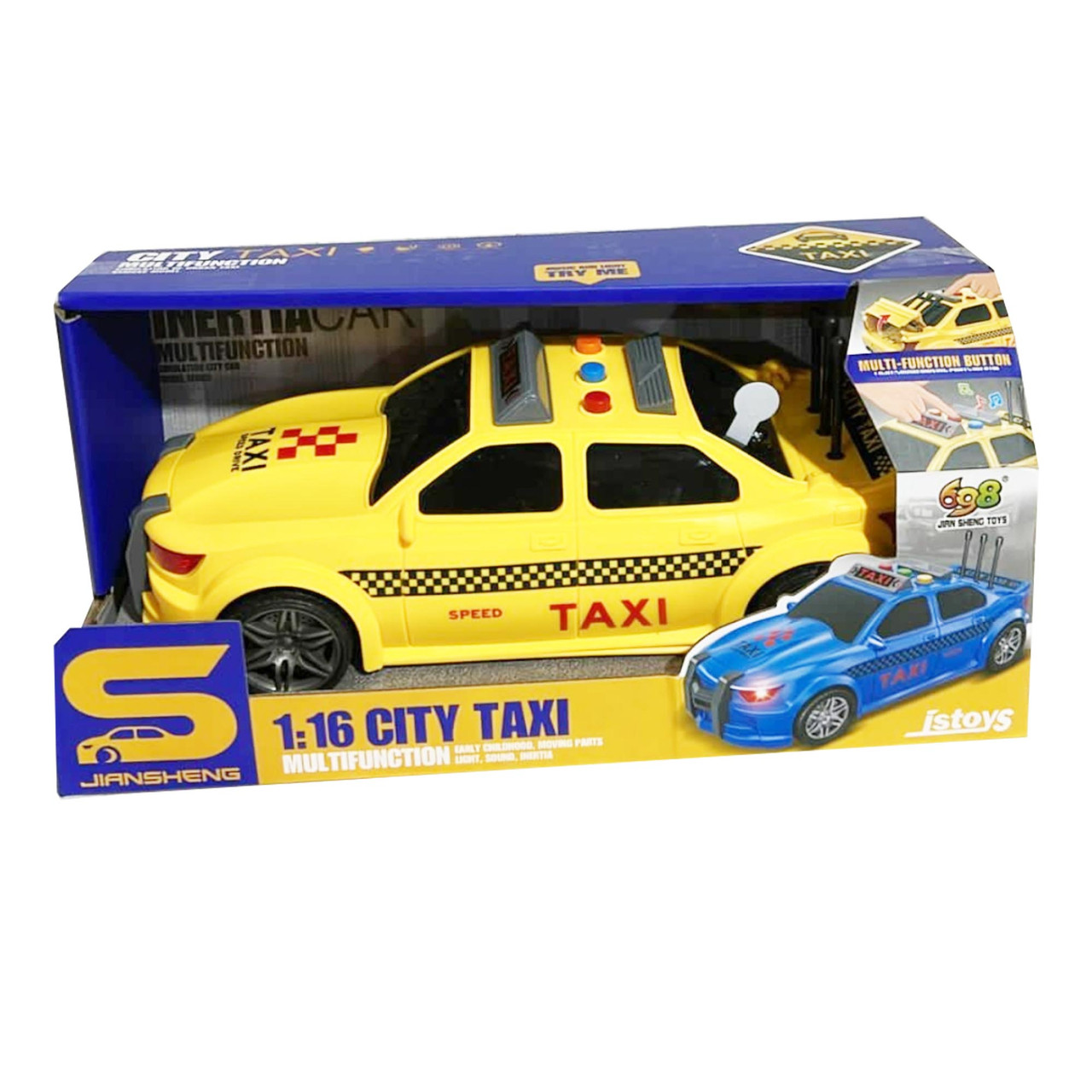 Игрушечное такси INERTIA CAR - фото 2 - id-p113756419