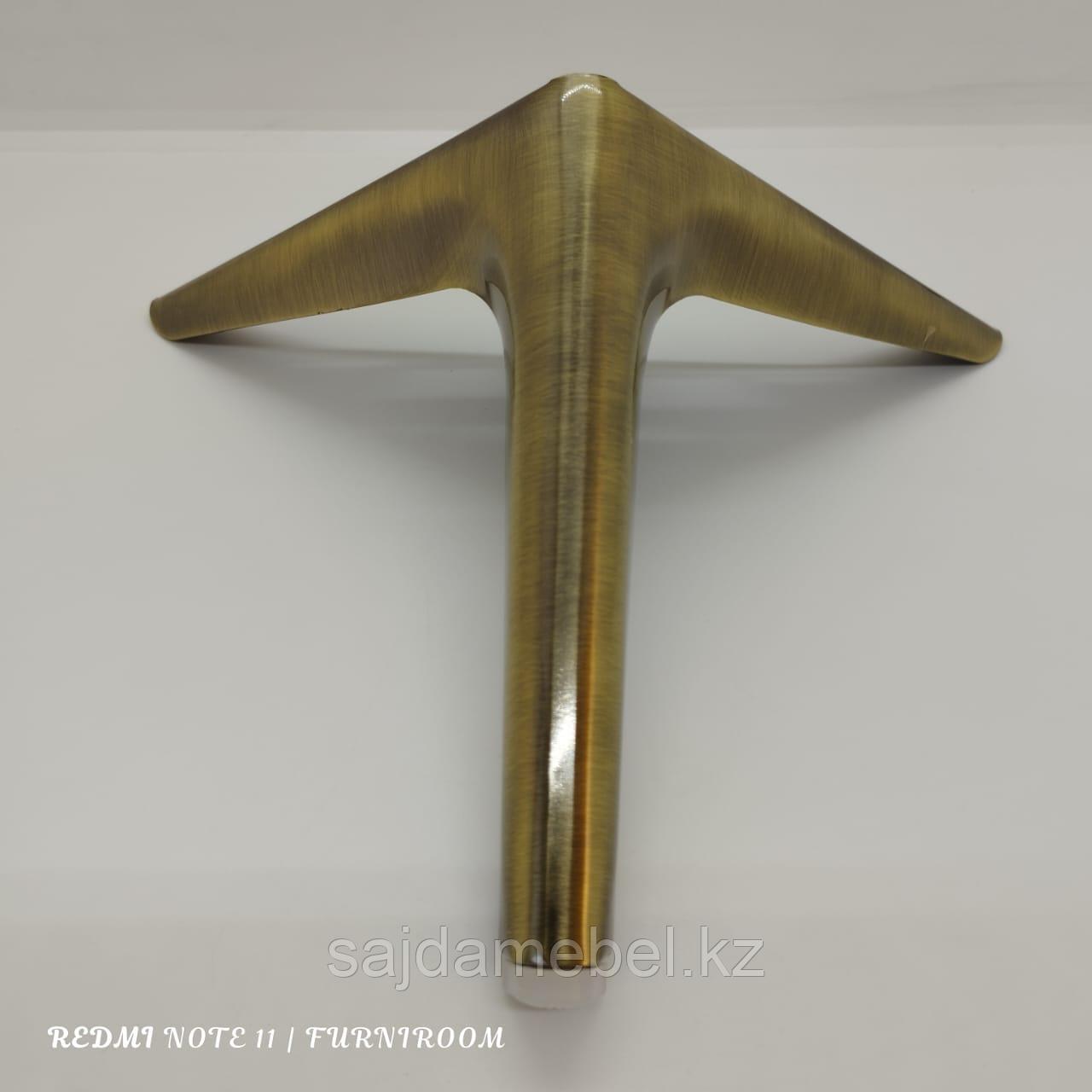 Ножка стальная для мягкой и корпусной мебели,бронза,15 см - фото 1 - id-p113758211