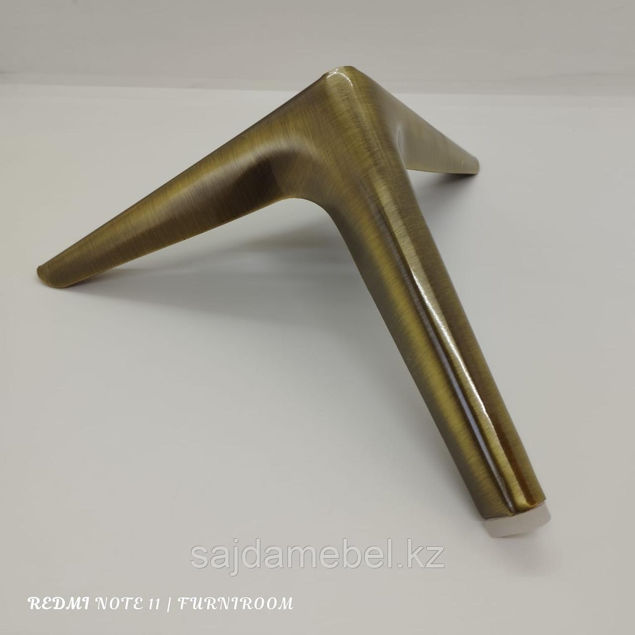 Ножка стальная для мягкой и корпусной мебели,бронза,15 см - фото 2 - id-p113758211