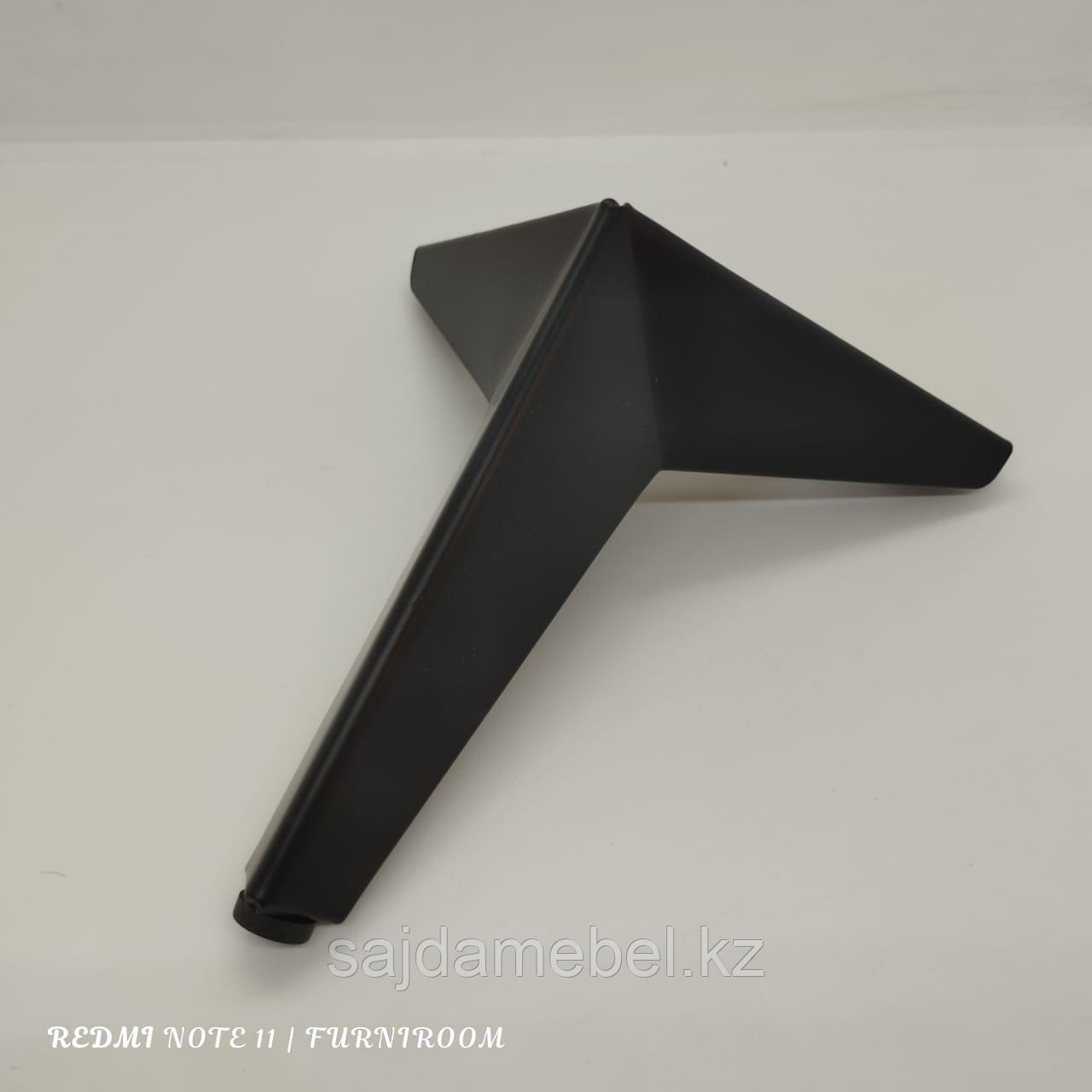 Ножка для мягкой и корпусной мебели,с наклоном,17см,черный - фото 3 - id-p113758220