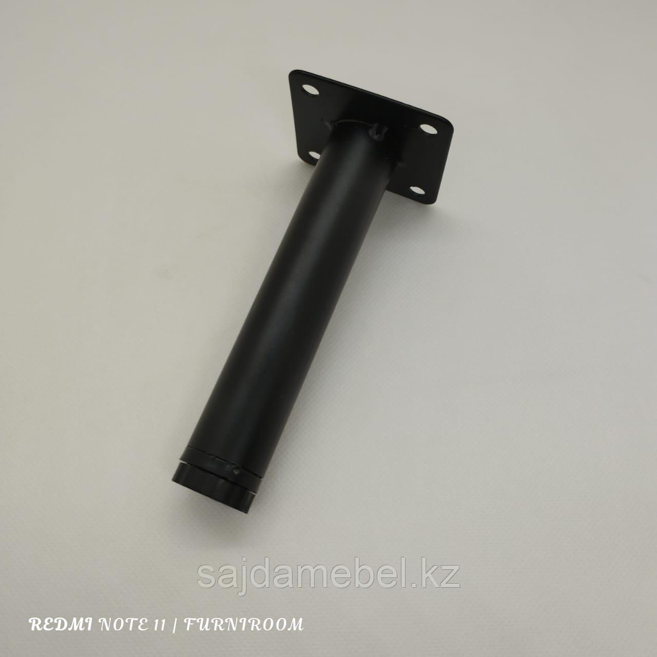 Ножка стальная для мягкой и корпусной мебели.с регулировкой,13 см,черный - фото 3 - id-p113758328