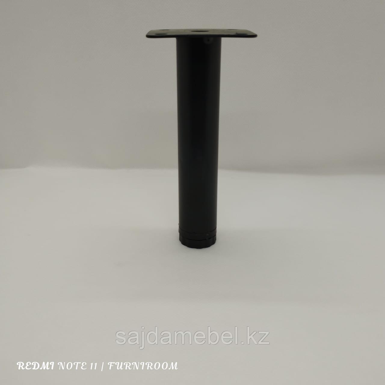 Ножка стальная для мягкой и корпусной мебели.с регулировкой,13 см,черный - фото 4 - id-p113758328