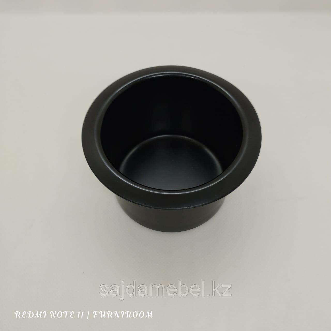 Чашка под бутыль,черная,6 см,алюминий - фото 2 - id-p113758342