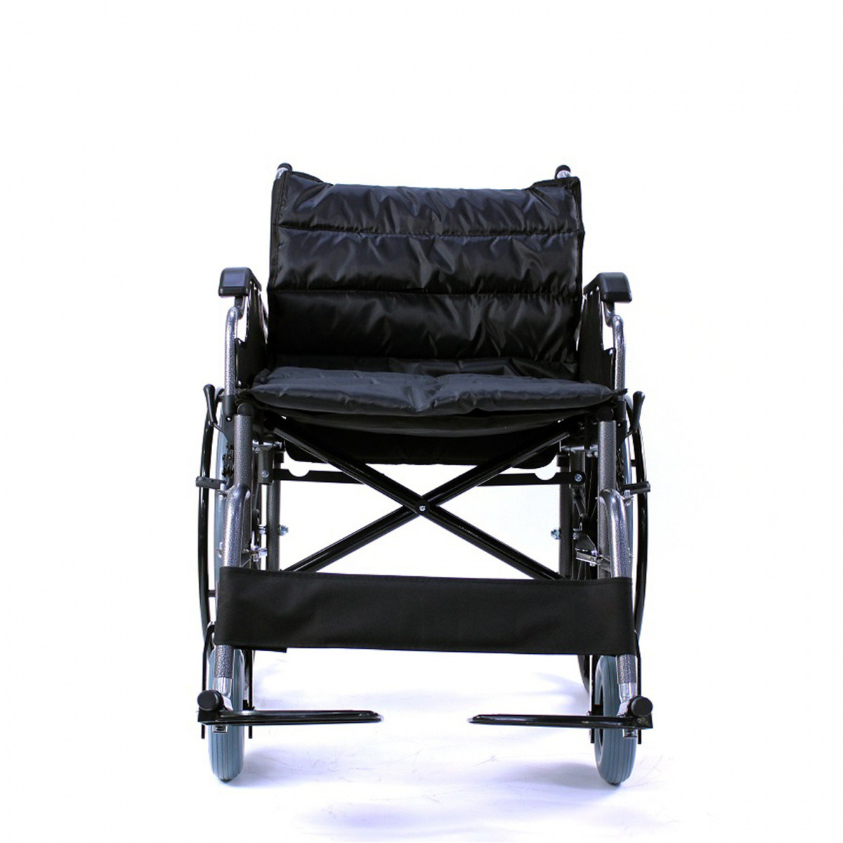 Кресло-коляска инвалидное "Доступная-среда.kz" DS114-1(литые) 56см - фото 4 - id-p113766835
