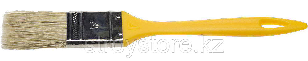 STAYER UNIVERSAL 20 мм, 3/4″ светлая натуральная щетина, пластмассовая ручка, Плоская кисть, MASTER (0107-20)