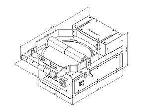 Аппарат-тестораскаточный настольный для тестовых заготовок Impast DRM 3322, фото 2