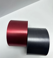 Сатиновая лента, бородовый/титан 100 мм х 200 м