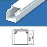 Кабельный канал неперфорированный 25х25х2000мм