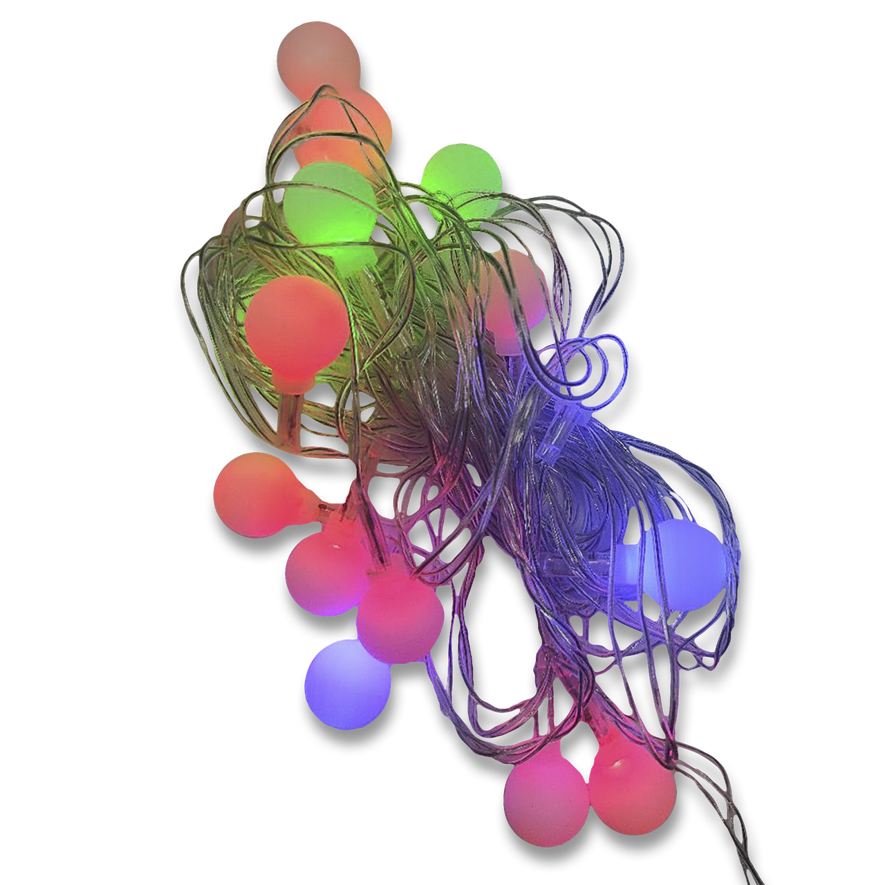 Гирлянда - разноцветные шарики ( 3 м.)
