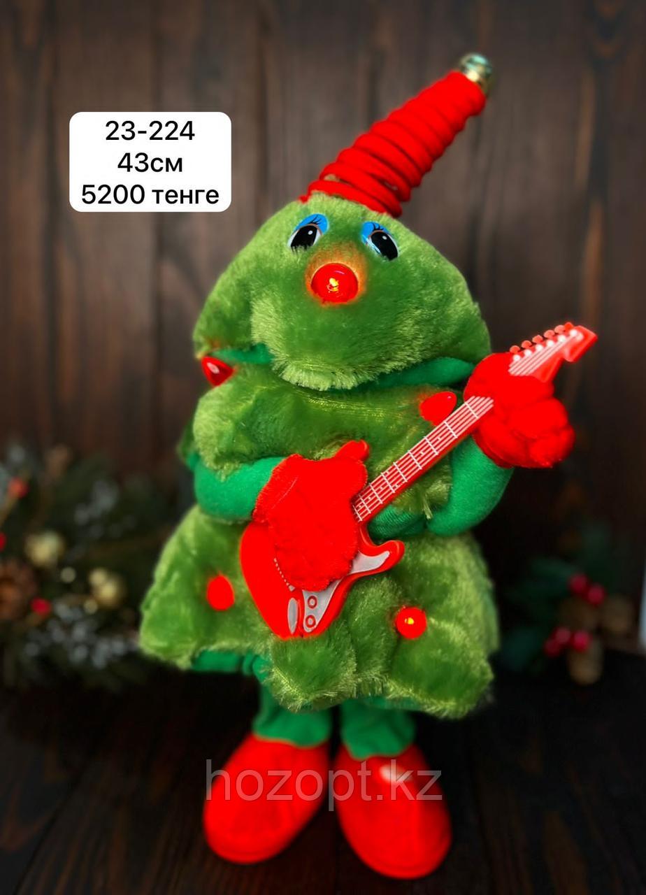 Ёлка музыкальная большая С23-224 с гитарой и лампочками (игрушка) - фото 1 - id-p112813612