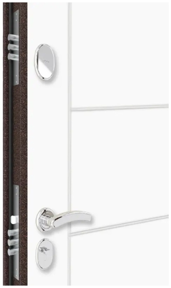Входная дверь Меги LINE ЛМ 2050x870 мм, сталь, левая - фото 2 - id-p113801693