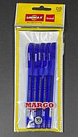 Ручка шариковая UNI-MAX MARGO 0.5мм синяя