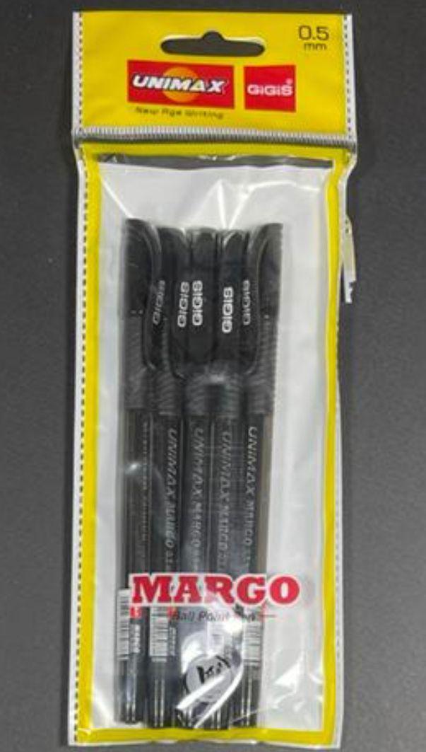 Ручка шариковая UNI-MAX MARGO 0.5мм черная