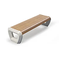 Скамья уличная из композитного мраморного камня Ar Nuvo one