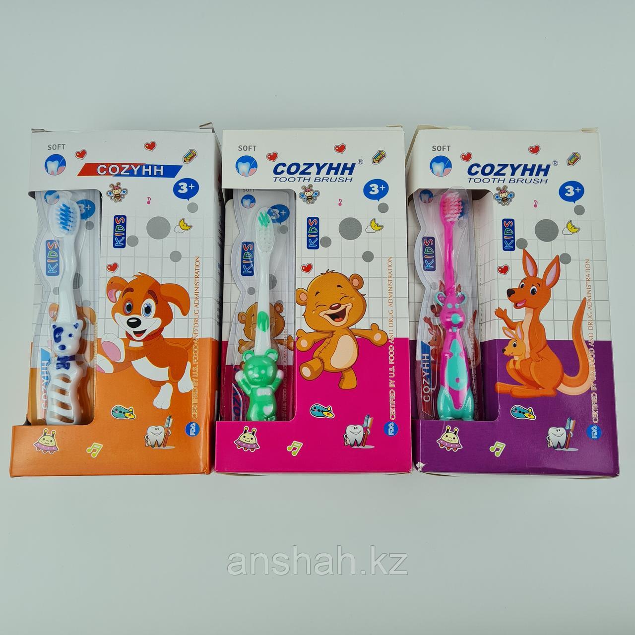 Детские зубные щётки, с ножками, разноцветные - фото 2 - id-p110387390