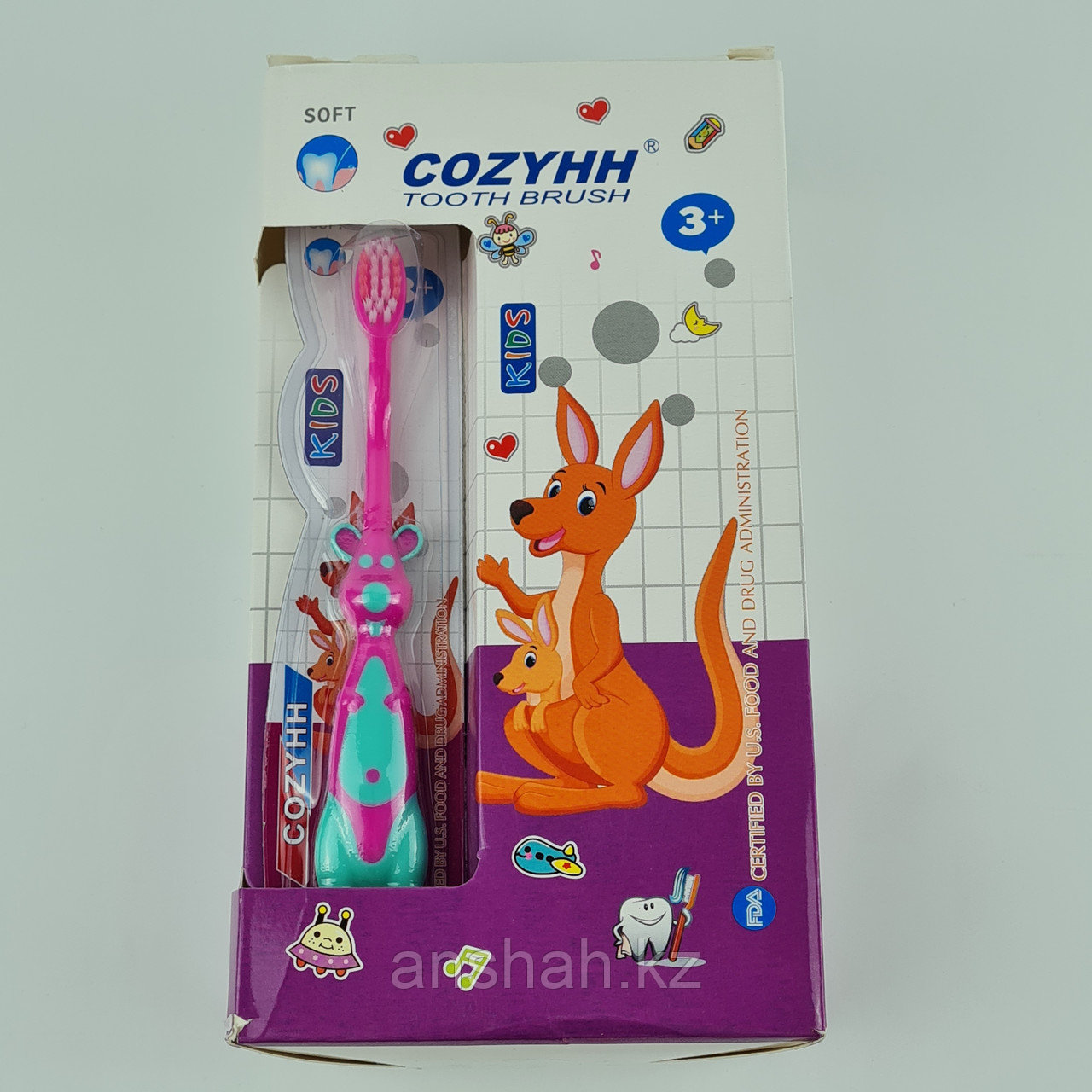Детские зубные щётки, с ножками, разноцветные - фото 1 - id-p110387390