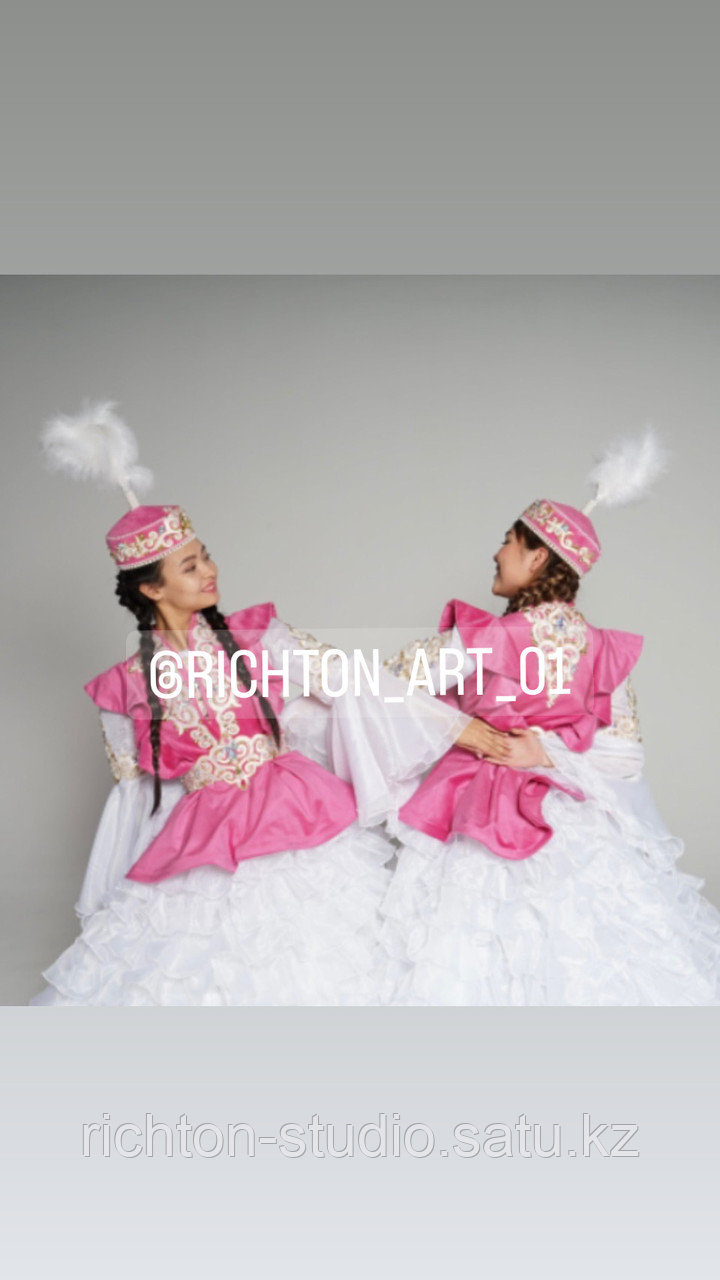 Пошив Казахских платьев с шапочкой. Дизайнерский подход - фото 5 - id-p2135418