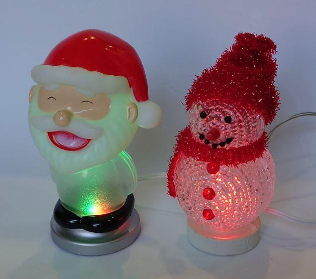 Светильник Снеговик на Новый Год, Рождество - светящийся сувенир - фото 3 - id-p113806153